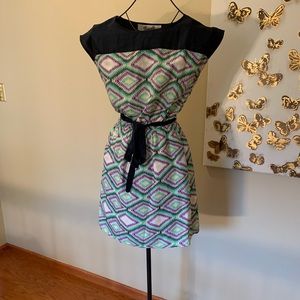 Francesca's dress Diamond blue green purple size Small